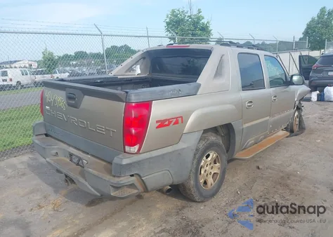 2003 Chevrolet Avalanche из США, поврежденный, VIN 3GNEK13T63G181074